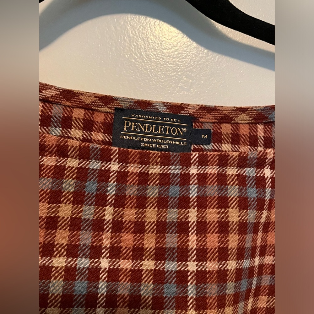 Pendleton Wool Wrap Top | Size Medium - image 4